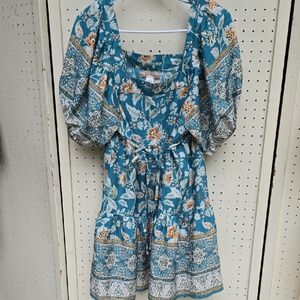 Band of the Free Floral Puff Sleeve Dress